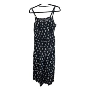 Torrid Dress 2X Black Midi Diamond Neutral Minimalist Twee Whimsigoth 80s Punk